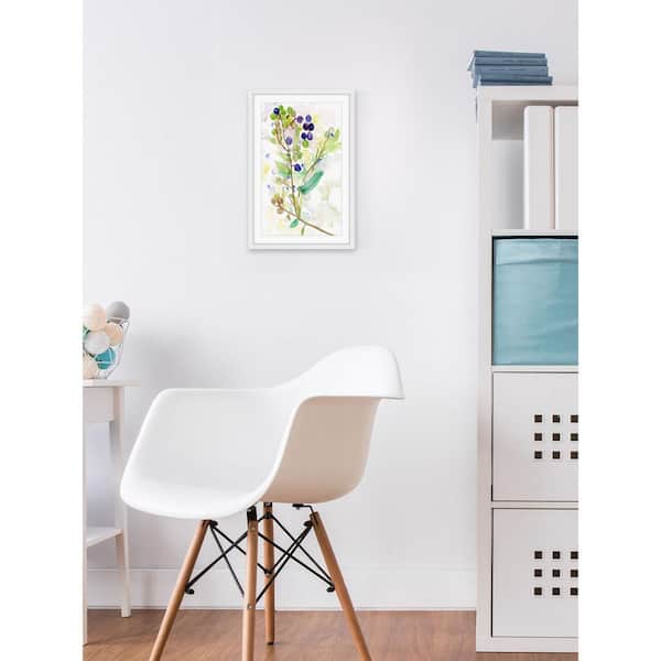 Unbranded 36 in. H x 24 in. W "Grape Vine" by Lindsay Megahed Framed Printed Wall Art
