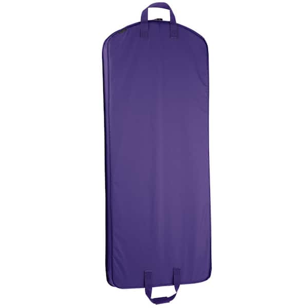 WallyBags 52 in. Purple Dress Length Carry-On Garment Bag