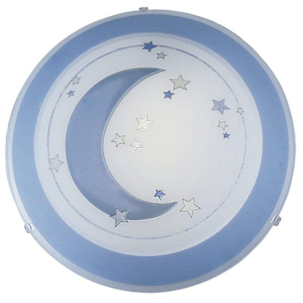 EGLO Speedy 1-Light Ceiling Multi-Color Childrens Flush Mount-DISCONTINUED
