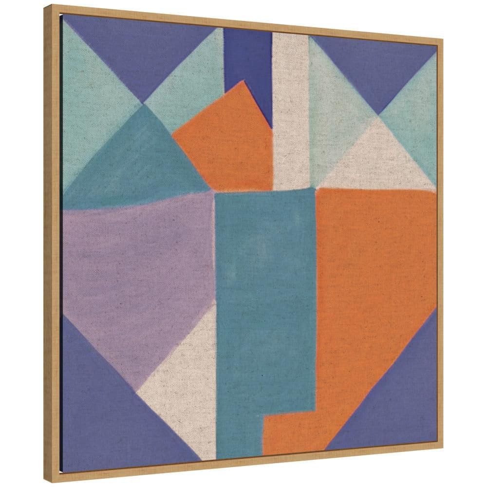"Sylvie ""Painterly Soft Geometric Shapes"" by The Creative Bunch Studio Abstract Framed Art Print 30 in. x 30 in." price history on PriceWatchPro