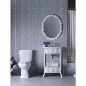 Kelston Comfort Height 2-Piece 1.28 GPF Single Flush Elongated Toilet with AquaPiston Flushing Technology in White