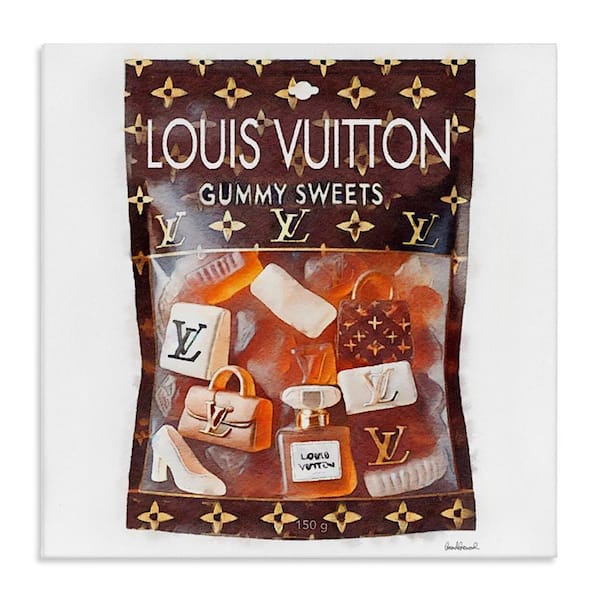 Stupell Industries Glam Gummy Sweets by Amanda Greenwood Unframed Abstract Graphic Art Print 30 in. x 30 in.