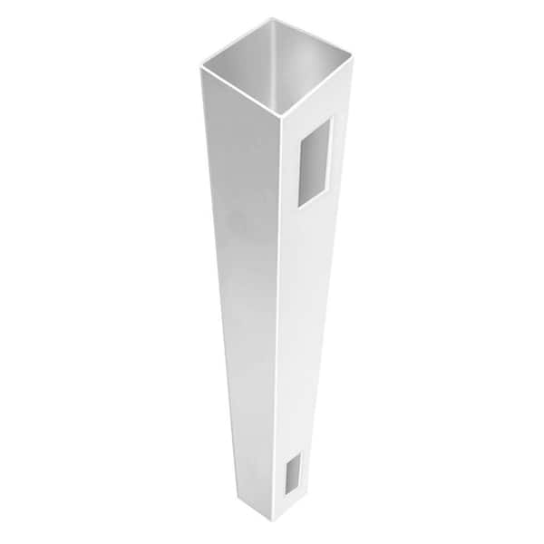 Barrette Outdoor Living 4 in. x 4 in. x 6 ft. White Vinyl Fence End Post