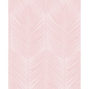 Blush Glass Beaded Persei Palm Paper Unpasted Nonwoven Wallpaper Roll 57.5 sq. ft.