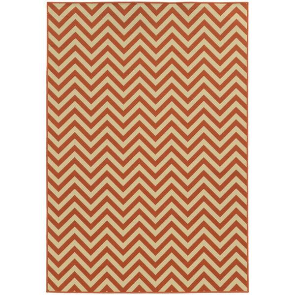 Home Decorators Collection Breakwater Terracotta 9 ft. x 13 ft. Area Rug