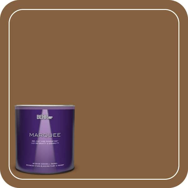 BEHR MARQUEE 1 qt. #PPU4-18 Spice Bazaar Eggshell Enamel Interior Paint & Primer