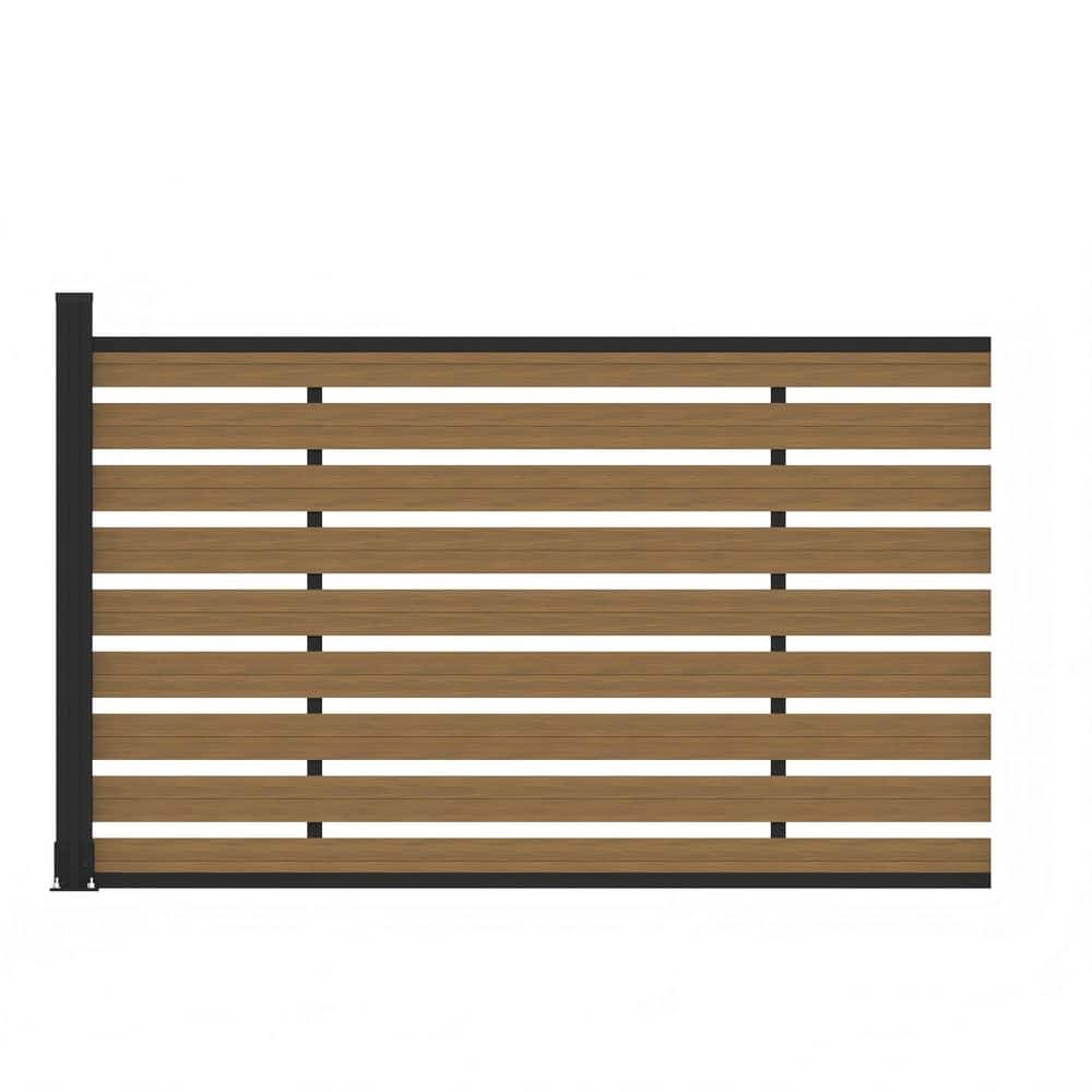 Low Maintenance 3.8 ft. H x 6 ft. W Waterproof Brown Composite Fence Panel Kit with One Post price history on PriceWatchPro