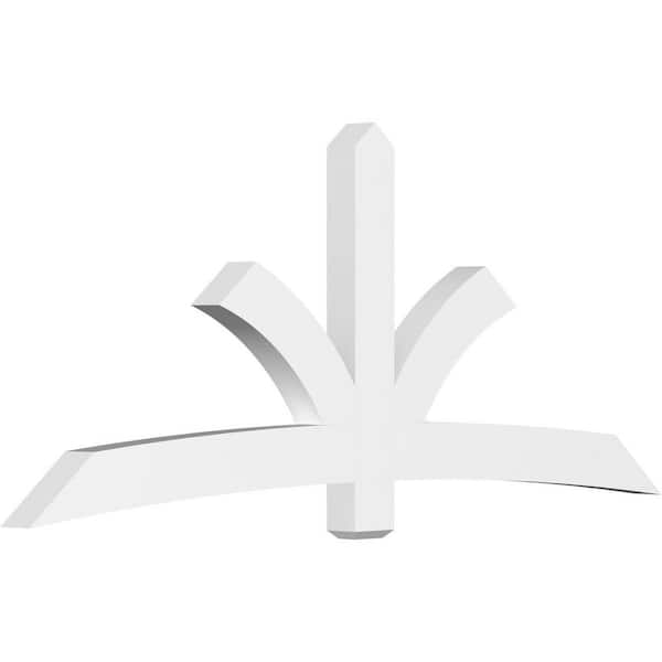 Ekena Millwork Davenport 96 in. W x 40 in. H x 4 in. D Signature Polyurethane Bracket