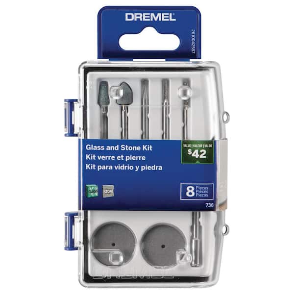 Dremel Glass and Stone Rotary Tool Accessory Kit (8-Piece)