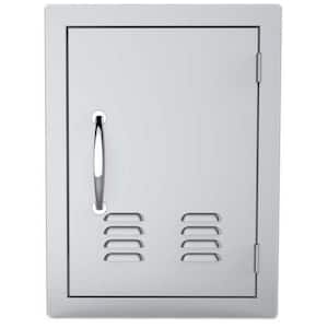 Classic Series 14 in. x 20 in. 304 Stainless Steel Vertical Access Door with Vents