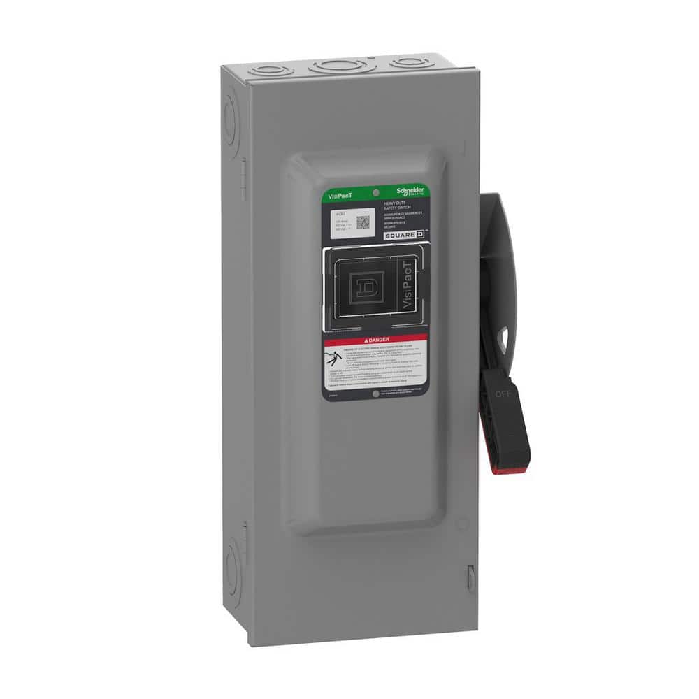 VisiPacT 100 Amp 600-Volt 3-Pole Fused Indoor Heavy-Duty Safety Switch VH363 price history on PriceWatchPro