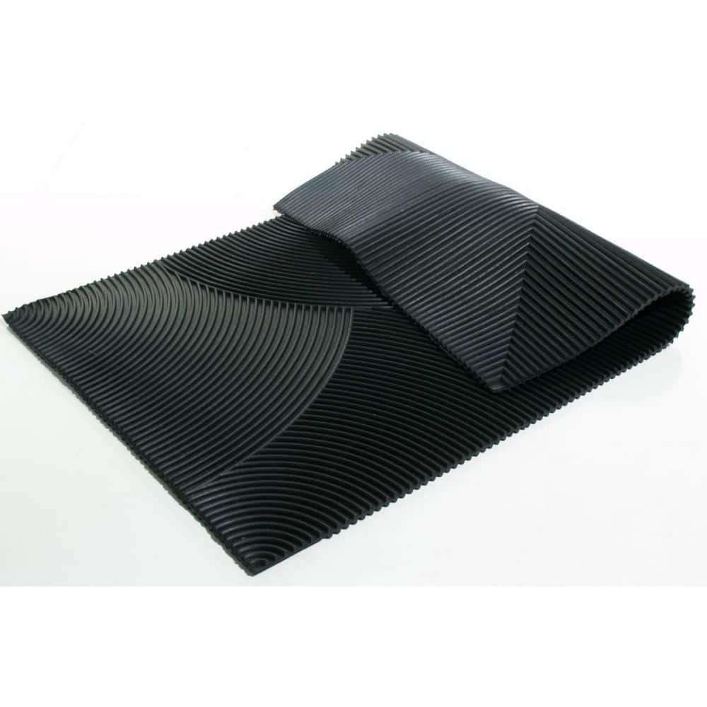 30 in. x 18 in. Black Rubber Outdoor Door Mat price history on PriceWatchPro