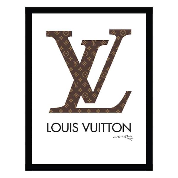 VENICE BEACH Collections Fashion Designer Bold Logo by Fairchild Paris 1-Piece Framed Graphic Print Abstract Poster Art Print 18 in. x 14 in.