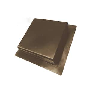 50 sq. in. NFA Brown Polypropylene Static Square Vent (Carton of 4)
