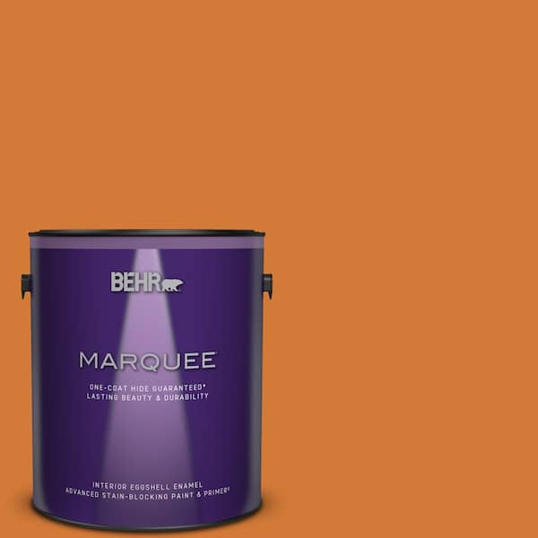 BEHR MARQUEE 1 gal. #T17-19 Fired Up Eggshell Enamel Interior Paint & Primer