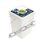 5/16 in. x 70 ft. Zinc-Plated Grade 30 (G30) Proof Coil Chain - 1,900 lbs Safe Work Load - Plastic Bucket