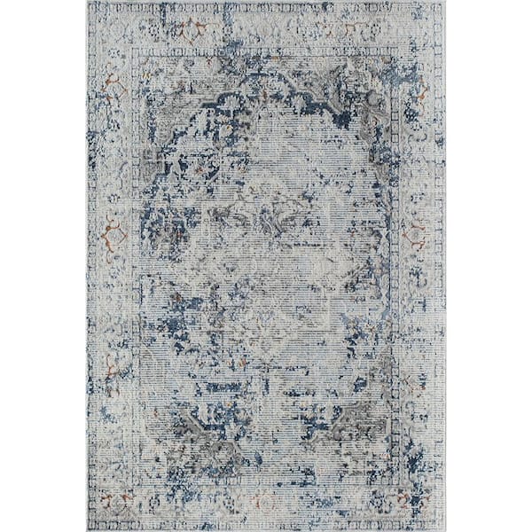 Prescott Blue Sailing 2 ft. X 4 ft. Area Rug