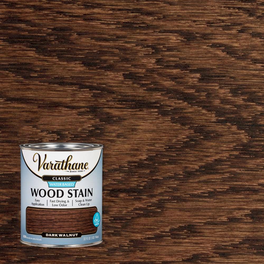 Wood Finish Sample, Dark Walnut - Stain, Pine Wood