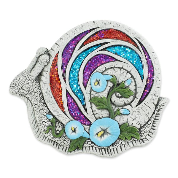 Zingz & Thingz Bejeweled Snail Stepping Stone