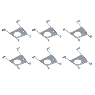 HL 4 in. Mounting Frame for Round and Square Canless Recessed Fixtures (6-Pack)