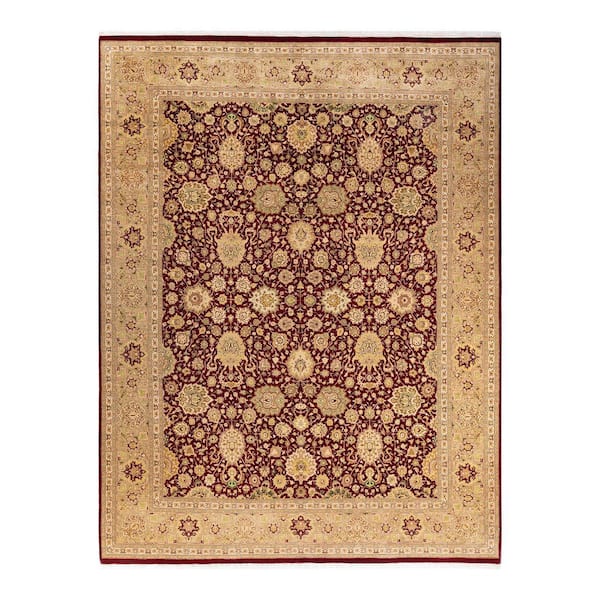 Solo Rugs Mogul One-of-a-Kind Traditional Red 8 ft. 1 in. x 10 ft. 7 in. Oriental Area Rug