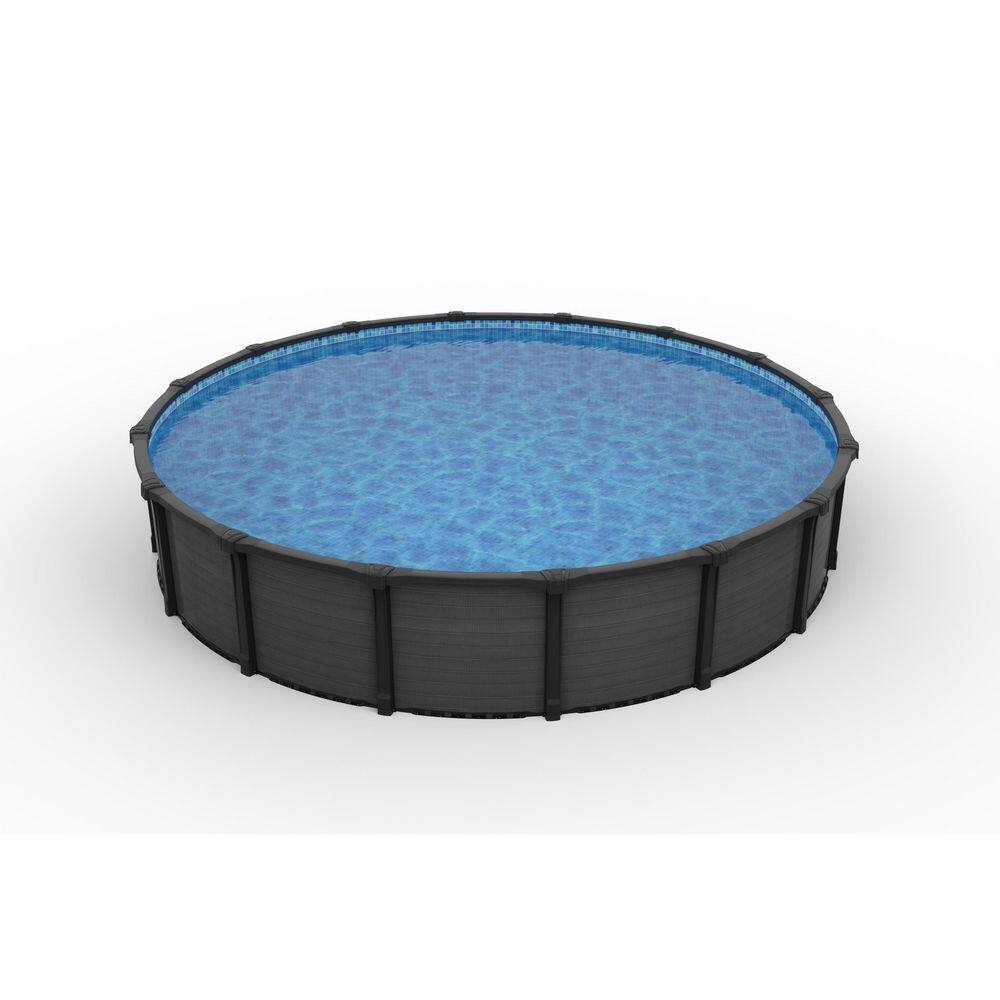 Bimini 18 ft. Round 52 in. Deep Hard Sided Above Ground Starter Pool Package price history on PriceWatchPro