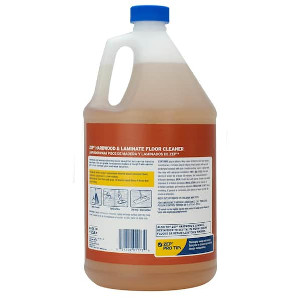 ZEP 1 Gallon Hardwood and Laminate Floor Cleaner ZUHLF128 - The Home Depot