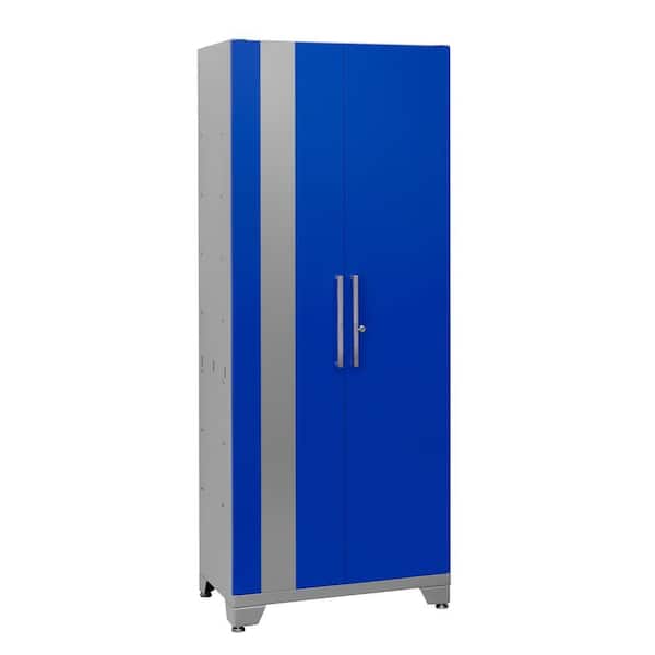 NewAge Products Performance 75 in. H x 30 in. W x 18 in. D 2-Door Steel Garage Cabinet in Blue