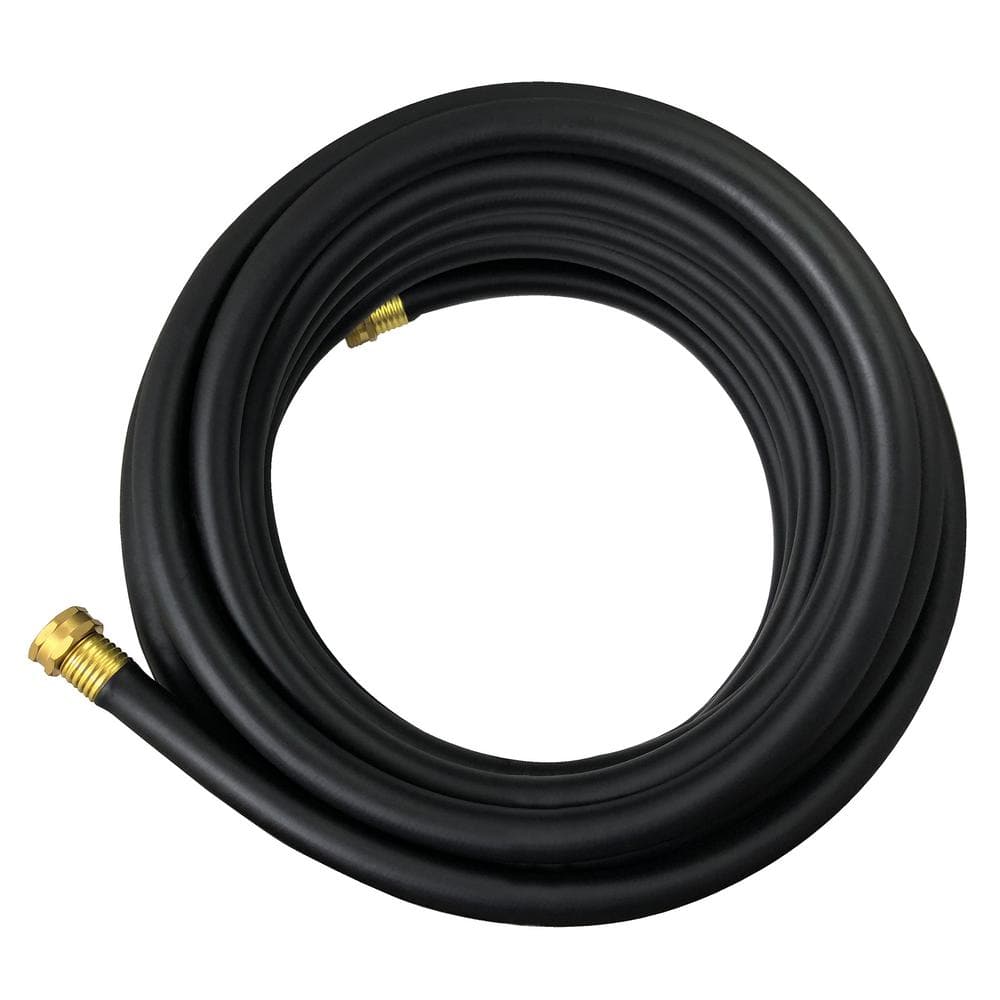 Flexon Flextreme 50ft Black Synthetic Rubber Garden Hose
