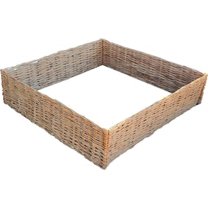 48 in. x 48 in Debarked Willow Raised Bed