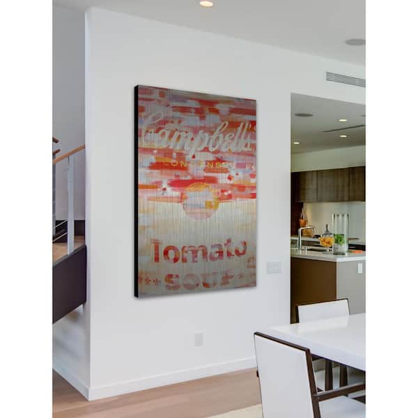 Unbranded 18 in. H x 12 in. W "Campbells" by Parvez Taj Printed Brushed Aluminum Wall Art