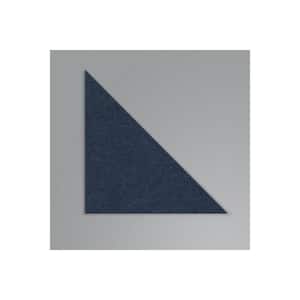 Navy Triangles Acoustical Peel and Stick Tiles (Set of 8)