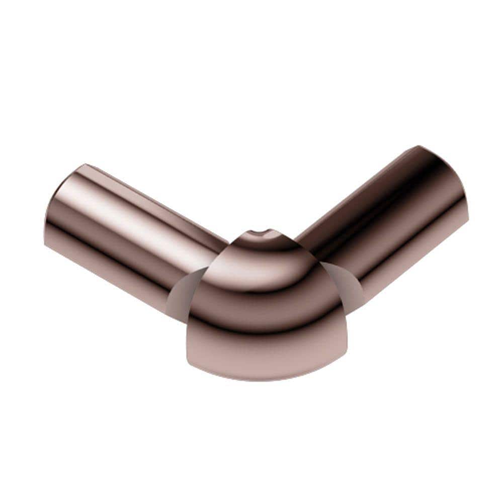 Rondec Polished Copper Anodized Aluminum 1/2 in. x 1 in. Metal 90° Double-Leg Outside Corner price history on PriceWatchPro