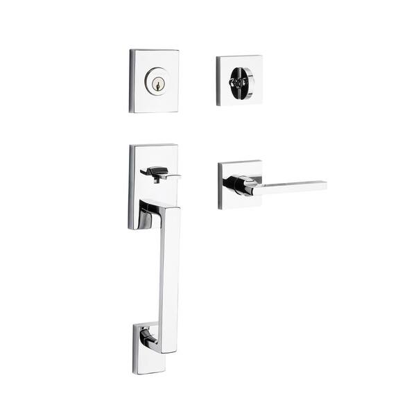 Baldwin SCDELXCURLTSR003 Keyed Entry Handleset