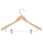 Honey-Can-Do HNGT01225 10-Pack Kids Basic Hanger with Clips m Maple 
