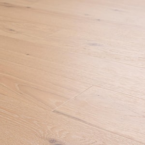 Blanca Peak Oak 0.27 in. x 6.5 in. W Engineered Hardwood Click Lock Waterproof Flooring (21.67 sq. ft./case)
