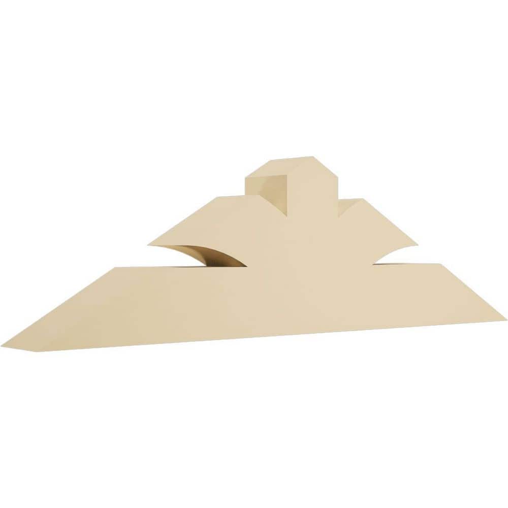 Ekena Millwork 36 in. W x 10 1/2 in. H x 4 in. D x 4 in. F, 7/12 Pitch ...