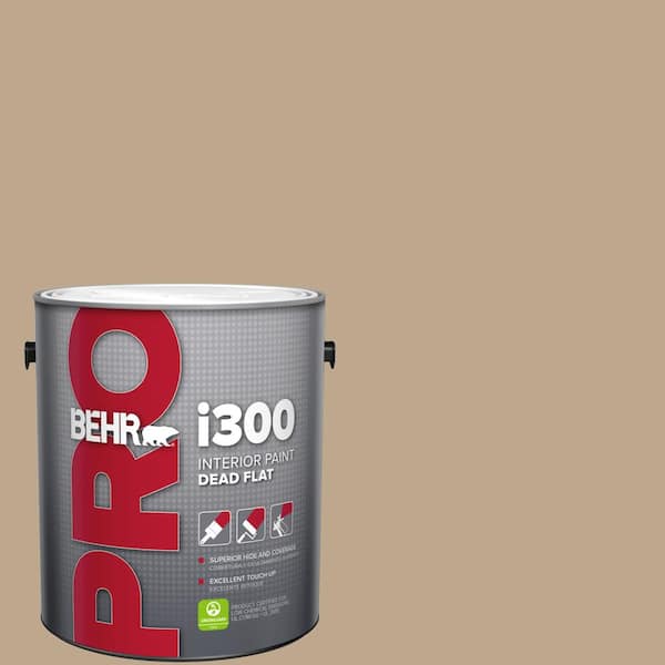 BEHR PRO 1 gal. #MQ2-25 British Khaki Dead Flat Interior Paint