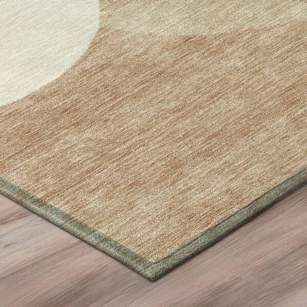 Chantille Machine Washable Indoor/Outdoor Abstract ACN3010 Ivory 9 ft. x 12 ft. Area Rug