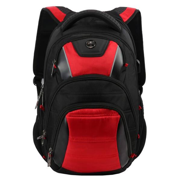 SWISSDIGITAL Cypress Anit-Baterial 16.1 in. Backpack with USB Charging Port and RFID Protection