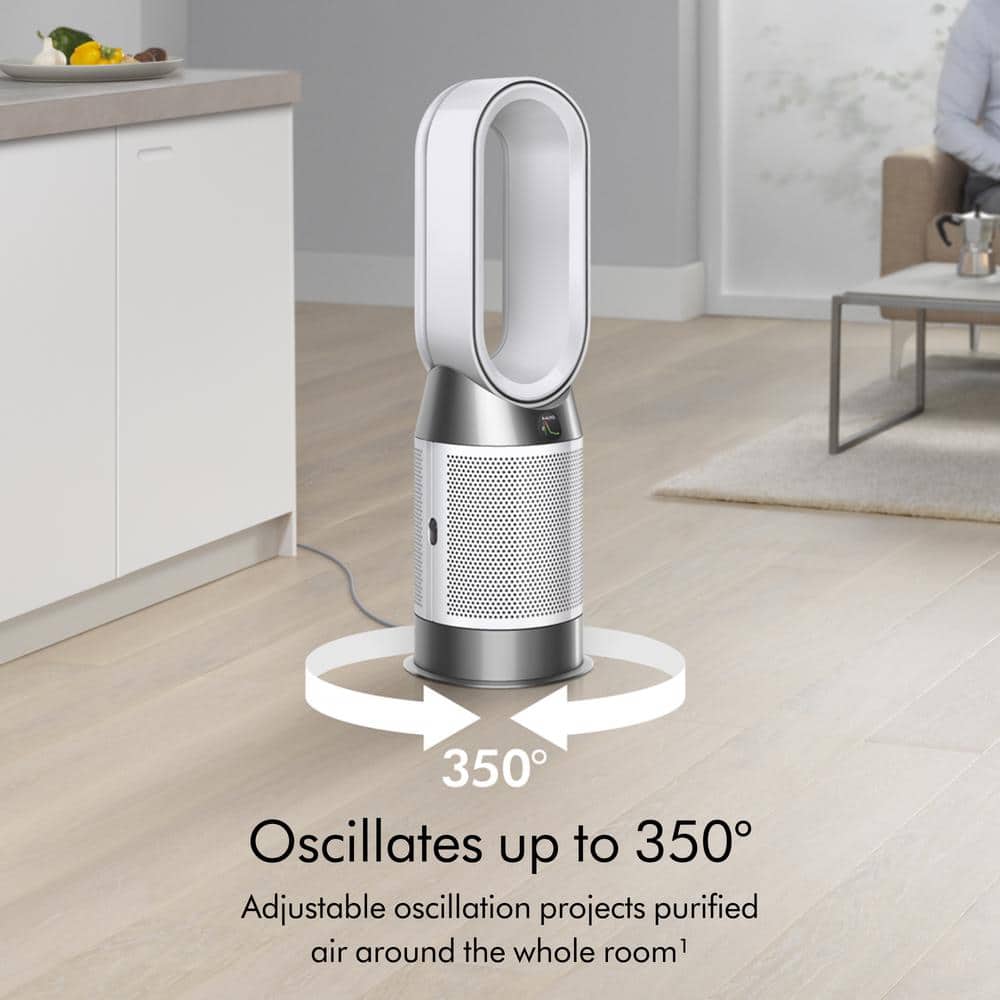 White HEPA Filter Hot and Cool Purifying Fan