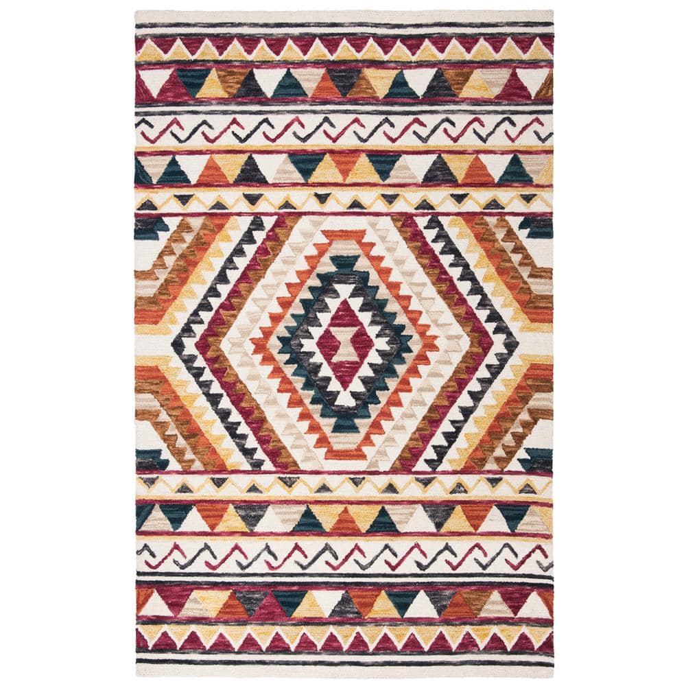 SAFAVIEH Aspen APN806P Handmade Rust / Ivory Rug