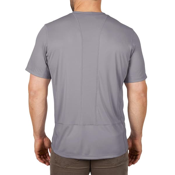 Milwaukee Gen II Men's Work Skin Large Gray Light Weight