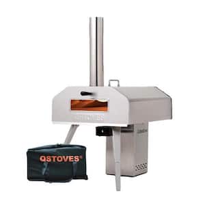 Qubestove 16.5 in. Propane Outdoor Pizza Oven in Stainless Steel
