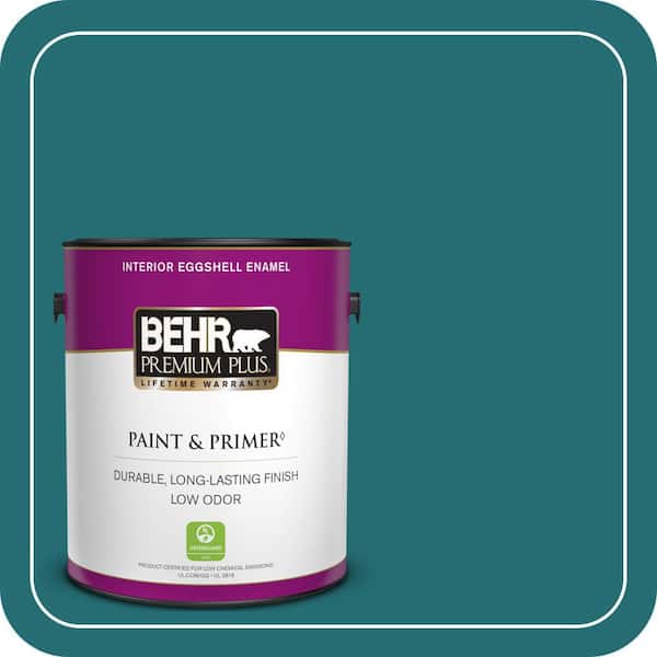BEHR PREMIUM PLUS 1 gal. #M460-7 Antigua Eggshell Enamel Low Odor Interior Paint & Primer