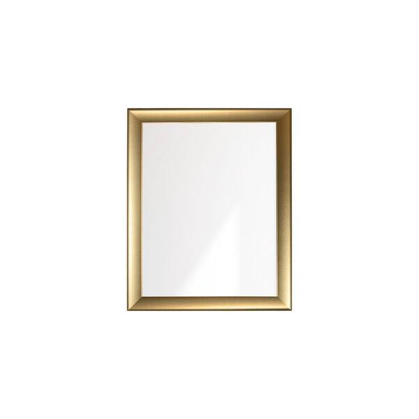 BrandtWorks Modern Swirled Gold Wall Mirror 32 in. W x 41 in. H 138M3 ...