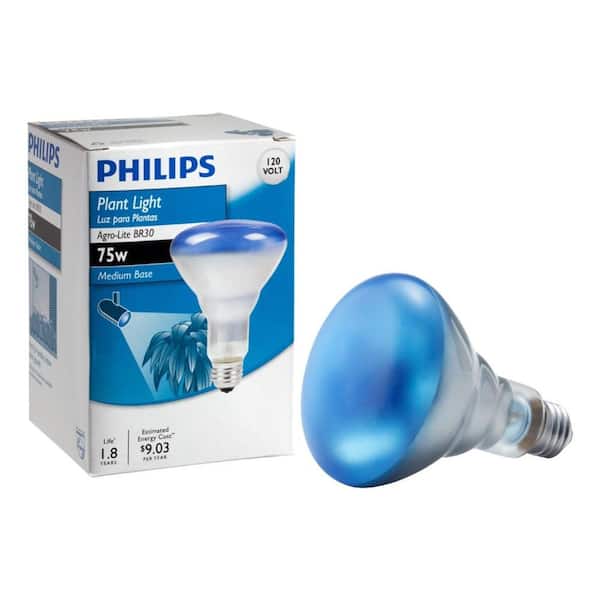 Philips 75-Watt BR30 Incandescent Agro Plant Grow Flood Light Bulb