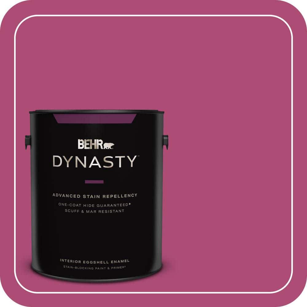 1 gal. #100B-7 Hot Pink Eggshell Enamel Interior Stain-Blocking Paint & Primer price history on PriceWatchPro