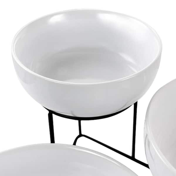 GIBSON ELITE Stoneware 4-Piece Gracious Dining Bakeware Set in White  985118067M - The Home Depot