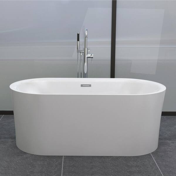 Woodbridge Diana 59 In Acrylic, Woodbridge 59 Acrylic Freestanding Bathtub